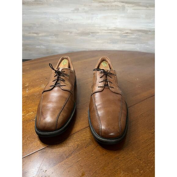 Johnston & Murphy XC-4 Stanton Men's Size 12 Run Off Waterproof Brown Shoes - Picture 3 of 6